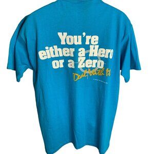 Vintage Deal With It 1994 You're A Hero Or A Zero Crewneck Short Sleeve Sz XL